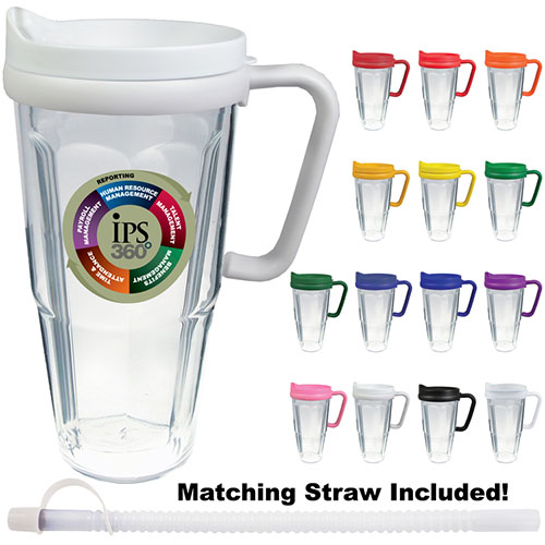 24oz Decal Print Travel mug